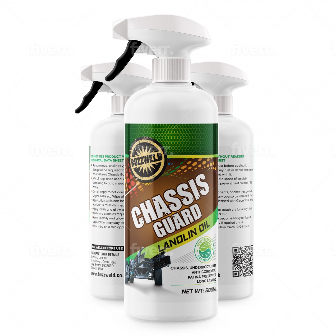 Chassis Guard Lanolin Oil Underbody 500ML Hand Sprayer