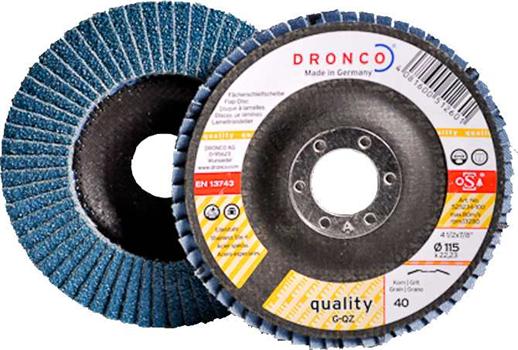 Zirconium 115mm Flap Discs by Dronco