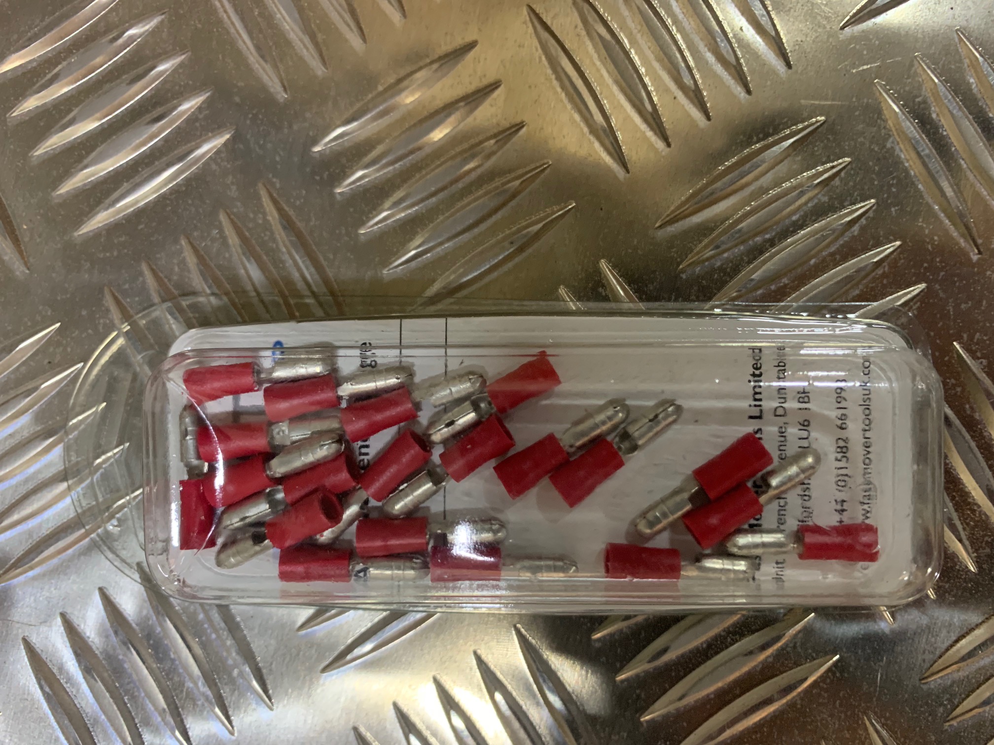 Male Bullet Connector RED 4.0mm x20