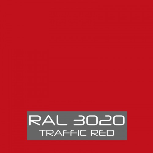 ortodoks Grøn udtale RAL 3020 Traffic Red tinned Paint Buzzweld Coatings