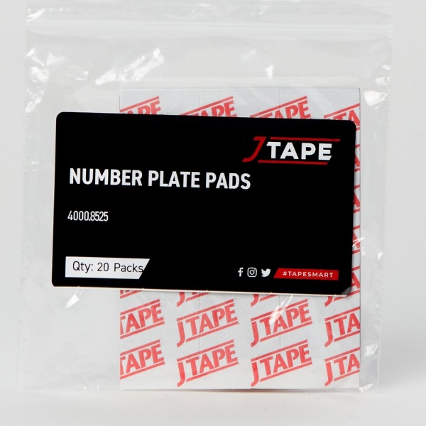 Number Plate Pads - 6pcs