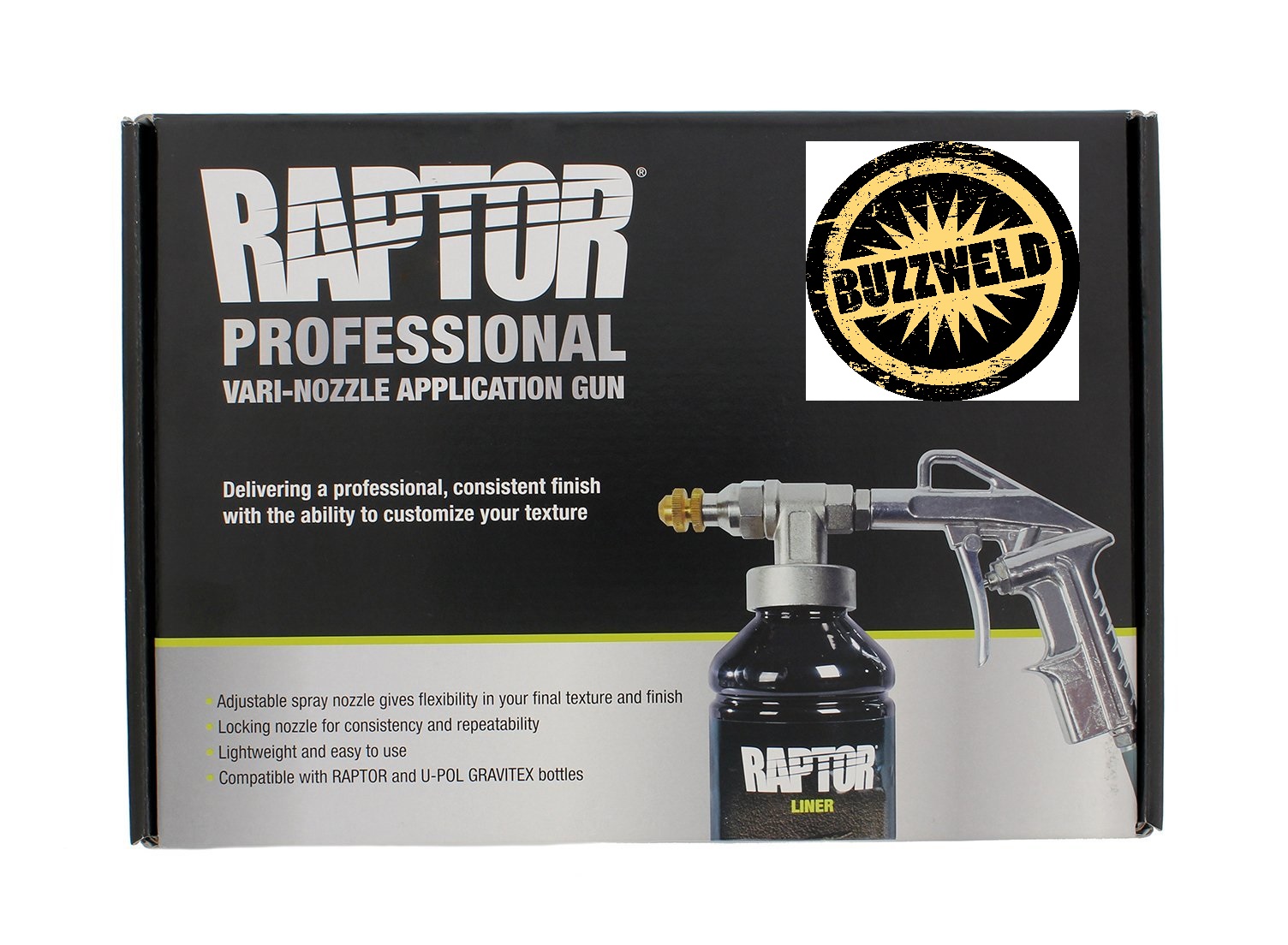 U-POL Raptor Vari-Nozzle Gun - Customizable Texture